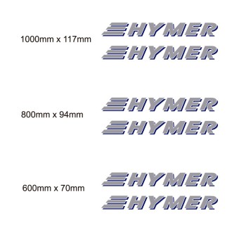 Hymer Caravan Stickers Set - Star Sam