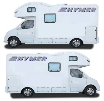 Hymer Wohnwagen Aufkleber Set - Star Sam