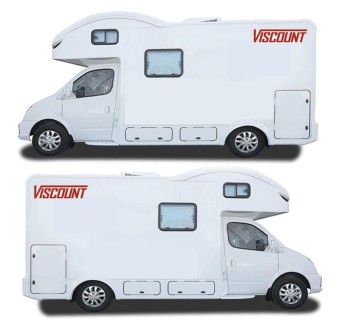 Viscount Caravan Stickers Set - Star Sam