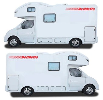 Dethleffs Caravan Stickers Set - Star Sam