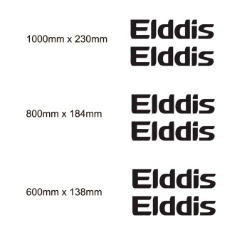 Elddis Caravan Stickers Set - Star Sam