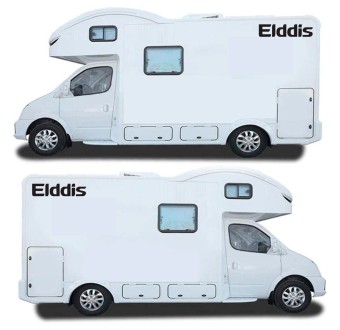 Elddis Wohnwagen Aufkleber Set - Star Sam