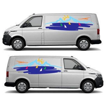 Maritime Themed Caravan Sticker Set Mod.9 - Star Sam