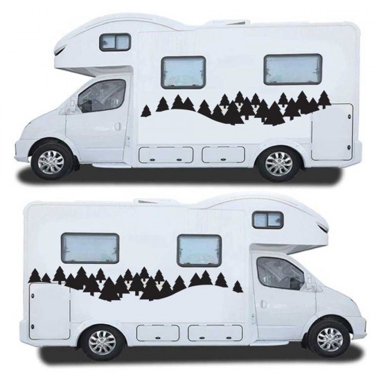 Set Di Adesivi Per Caravan In Stile Astratto Mod.64 - Star Sam