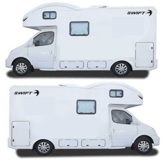 Set Autocollants Swift Caravan - Star Sam