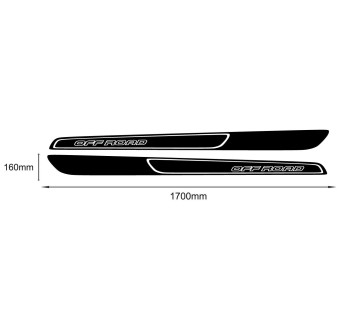 Auto-Seitenaufkleber-Aufkleber-Set Für Autos Mod.5 - Star Sam