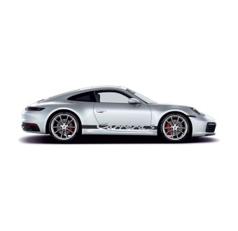 Auto-Seitenaufkleber-Aufkleber-Set Für Porsche 911 Carrera S - Star Sam