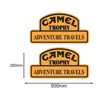 Conjunto De Autocolantes Camel Trophy Adventure Travels - Star Sam