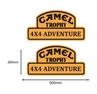 Conjunto De Autocolantes Camel Trophy 4X4 Adventure - Star Sam