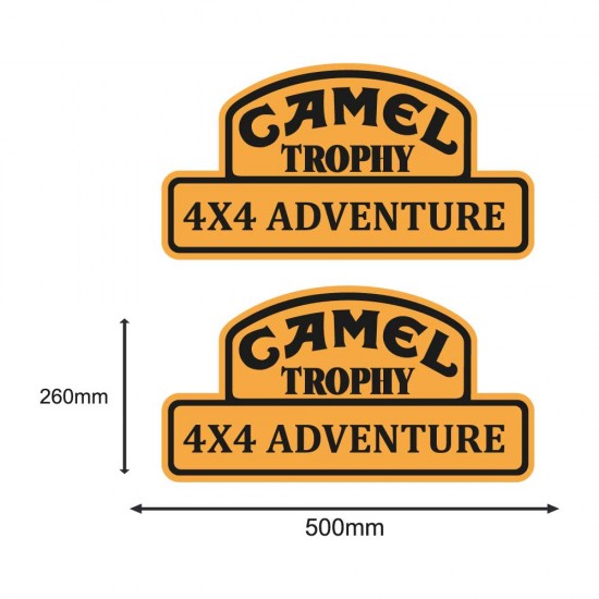 Camel Trophy 4X4 Adventure Sticker Set - Star Sam