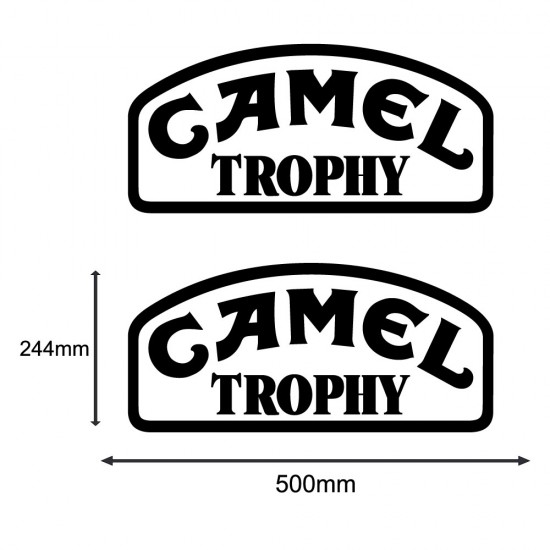 Camel Trophy 2 Zestaw Naklejek - Star Sam