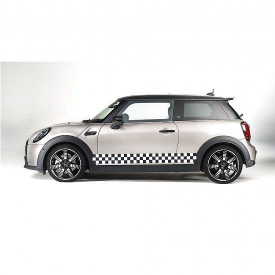 Mini Side Stripe, Bonnet And Boot Sticker Set Mod.5 - Star Sam