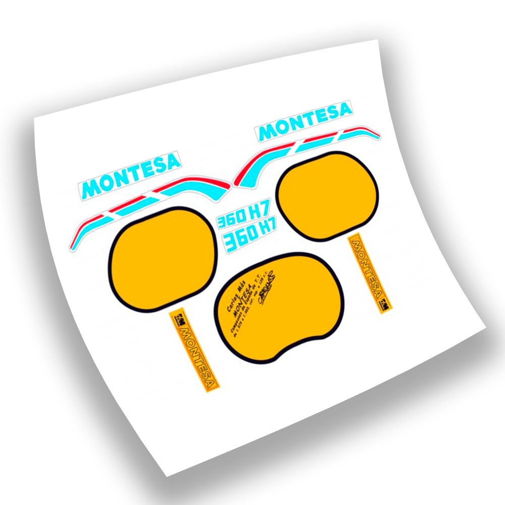 Autocollant Motos Montesa Enduro 360 H7 Set de Sticker - Star Sam