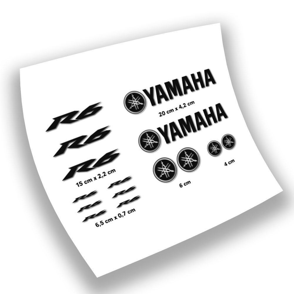 Yamaha R6 Choose Your Colour Motorbike Stickers  - Star Sam