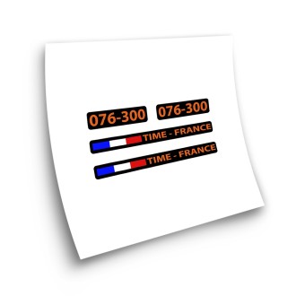 Stickers Pour Tige de Velo Time France 076-300 - Star Sam