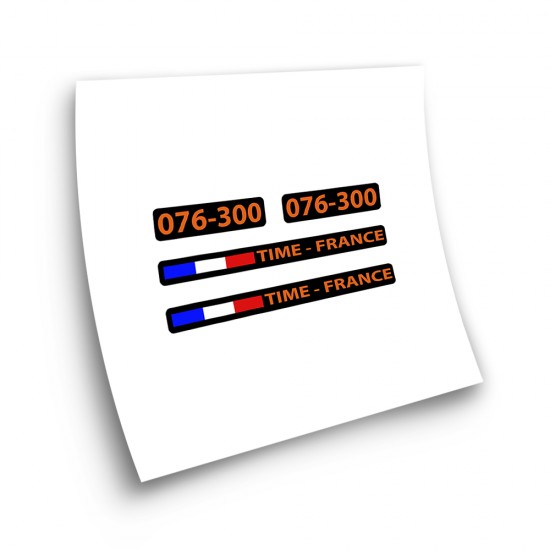 Stickers Pour Tige de Velo Time France 076-300 - Star Sam