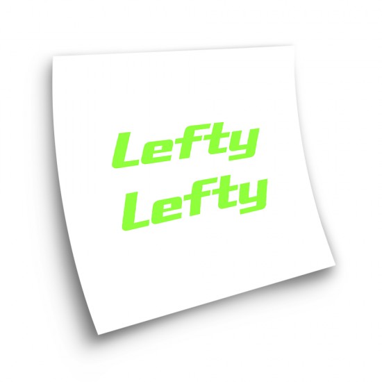 Lefty Logo Bike Sticker Choose Your Colour - Star Sam