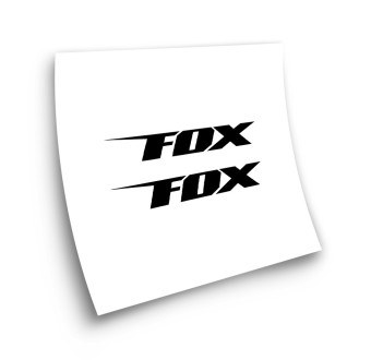 Fox Logo Bike Sticker Choose Your Colour - Star Sam