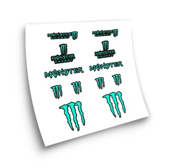 Monster Energy Model 4 Bike Sticker Choose Colour - Star Sam