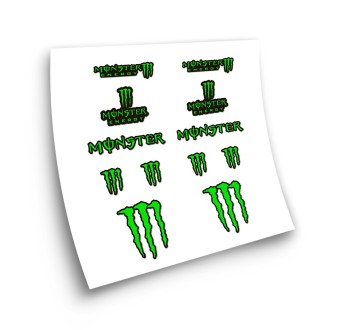 Monster Energy Model 4 Bike Sticker Choose Colour - Star Sam