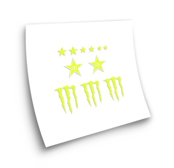 Stickers Pour Velo Marque Monster Energy Modele 5 - Star Sam