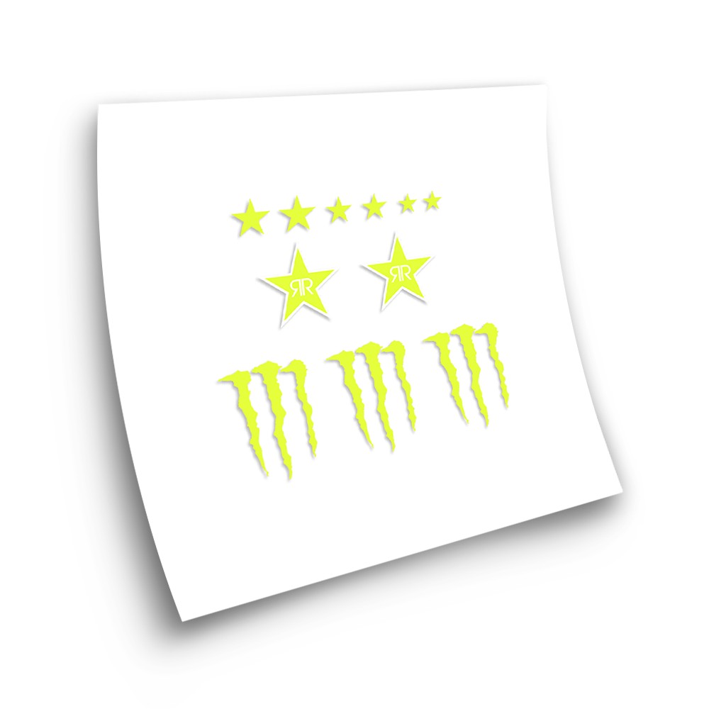 Stickers Pour Velo Marque Monster Energy Modele 5 - Star Sam
