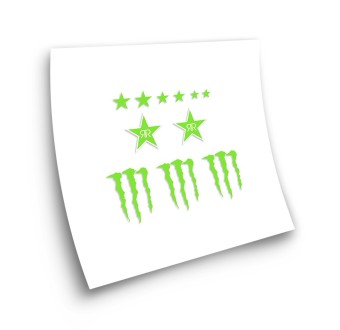 Monster Energy Model 5 Bike Sticker Choose Colour - Star Sam