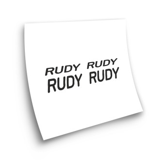 Autocolantes com o logotipo da bicicleta Rudy