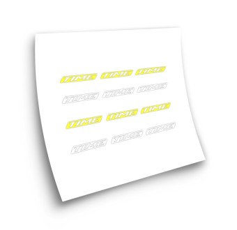 Stickers Pour Logo de Velo Time Decoupe Colore - Star Sam