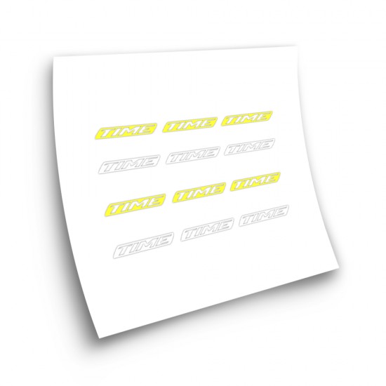 Stickers Pour Logo de Velo Time Decoupe Colore - Star Sam