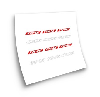 Stickers Pour Logo de Velo Time Decoupe Colore - Star Sam