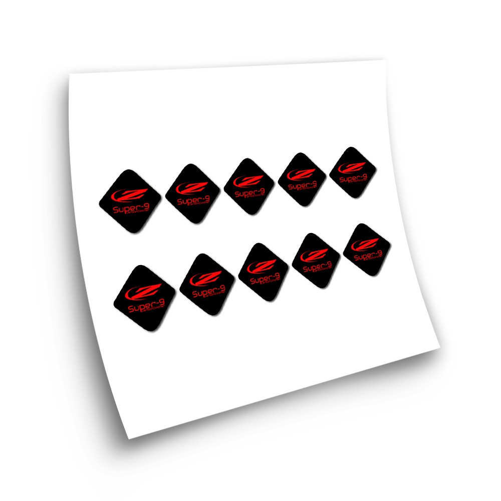 Stickers Pour Jantes de Velo Zipp Super 9 Carbon Clincher - Star Sam