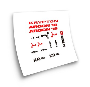 Pegatinas Para Cuadro De Bicicleta Argon K36 Krypton - Star Sam