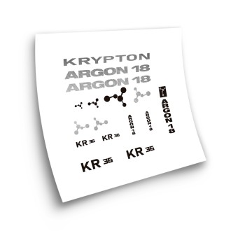 Αυτοκόλλητα πλαισίου ποδηλάτου Argon K36 Krypton - Star Sam