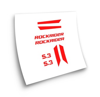 Fahrradrahmen-Aufkleber Rockrider S.3 Model 2 - Star Sam