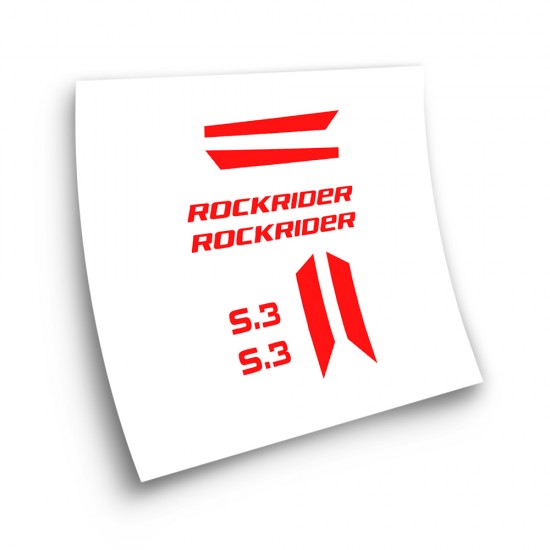 Fahrradrahmen-Aufkleber Rockrider S.3 Model 2 - Star Sam